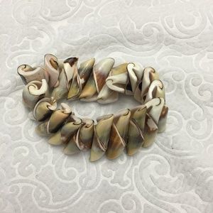 African Shell Bangle -Jewelry